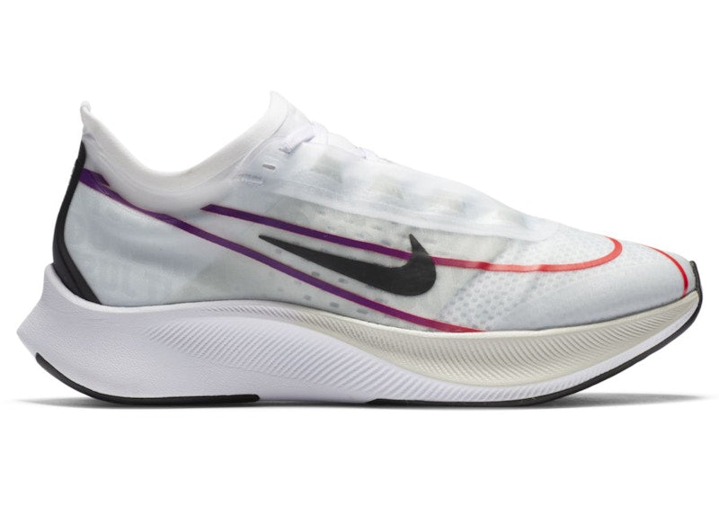 Nike Zoom Fly 3 White Violet Crimson (Women's)