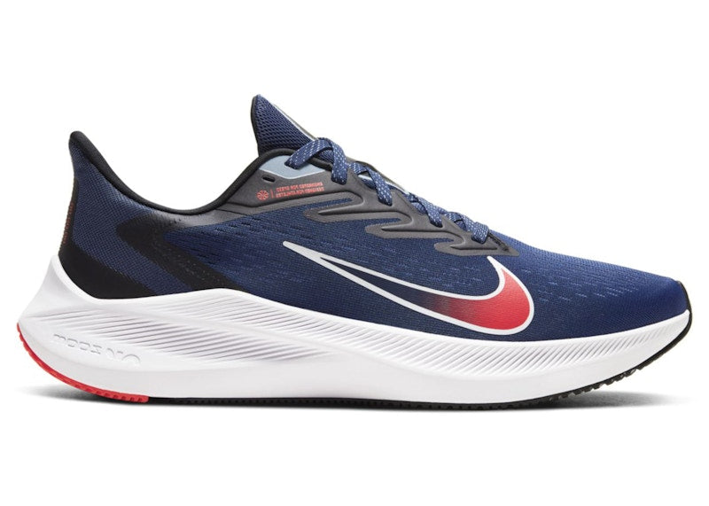 Nike Zoom Winflo 7 Midnight Navy Crimson