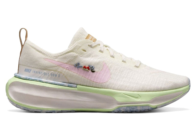 Nike ZoomX Invincible Run 3 Sail Pink Foam Barely Volt (Women's)