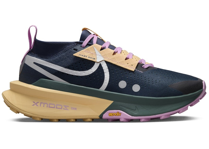 Nike ZoomX Zegama 2 Armory Navy Celestial Gold Vintage Green Metallic Silver (Women's)