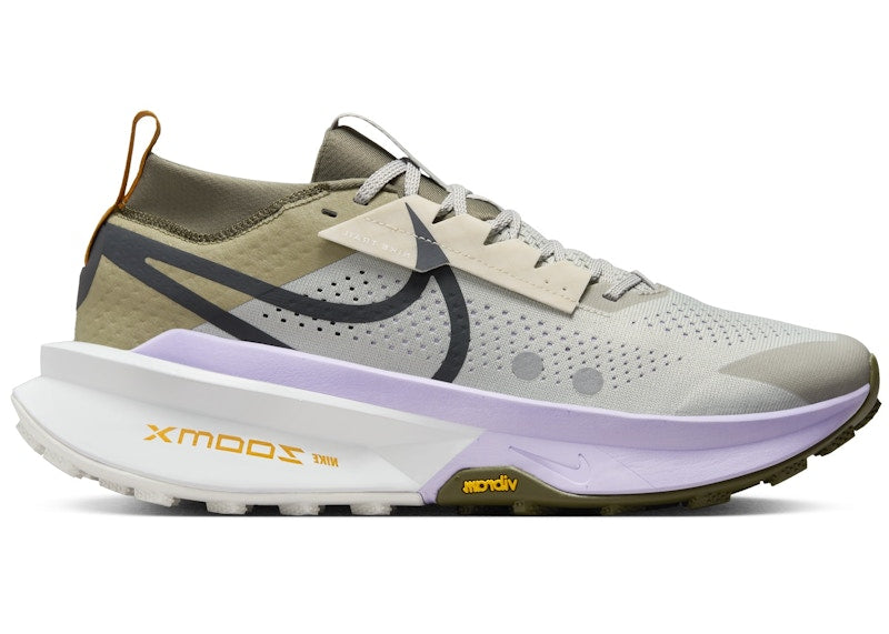 Nike ZoomX Zegama 2 Light Iron Ore Vapor Green Lilac Bloom Anthracite