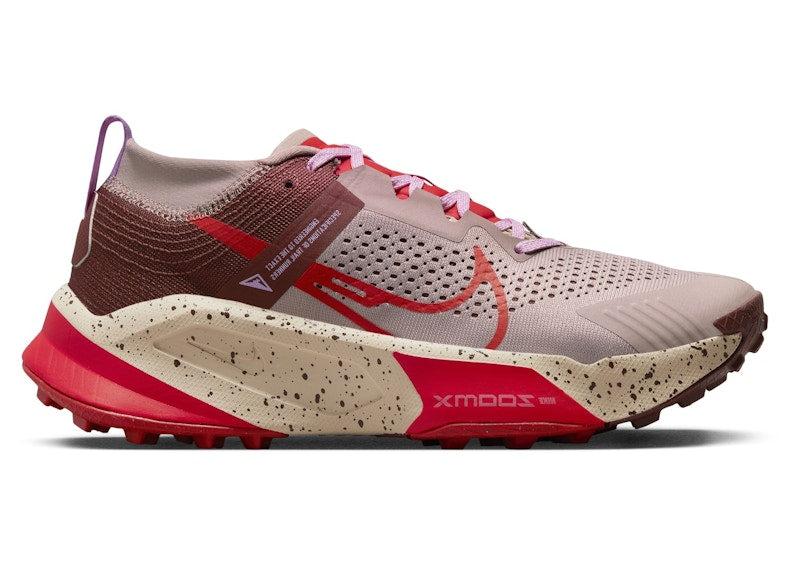 Nike ZoomX Zegama Diffused Taupe Dark Pony Sanddrift Picante Red (Women's)