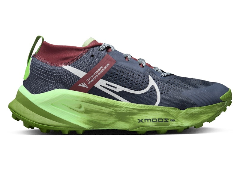 Nike ZoomX Zegama Thunder Blue Chlorophyll Dark Team Red Summit White (Women's)
