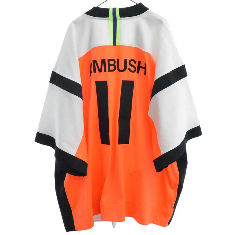 Nike x Ambush Top Numbering Jacket White/Orange