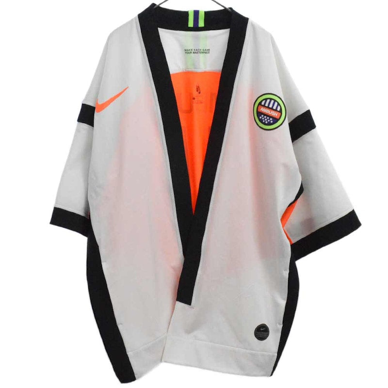 Nike x Ambush Top Numbering Jacket White/Orange