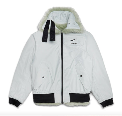 Nike x Ambush Women's Reversible Faux Fur Coat Jade Horizon/Black