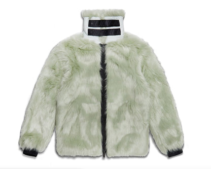 Nike x Ambush Women's Reversible Faux Fur Coat Jade Horizon/Black