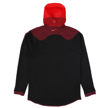 Nike x CLOT NRG GE Hoodie Black/Uni Red/Dark Maroon