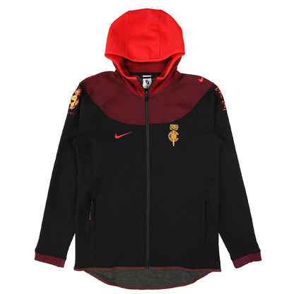 Nike x CLOT NRG GE Hoodie Black/Uni Red/Dark Maroon