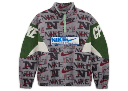 Nike x Cactus Plant Flea Market 1/4 Zip Top Jacket (Asia Sizing) Grey Purple Green