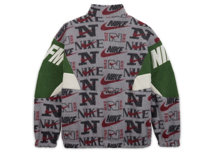 Nike x Cactus Plant Flea Market 1/4 Zip Top Jacket Grey Purple Green