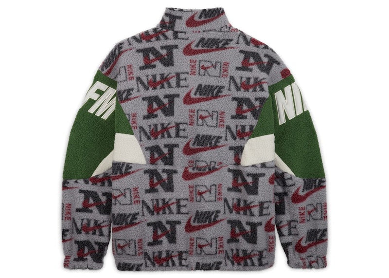 Nike x Cactus Plant Flea Market 1/4 Zip Top Jacket Grey Purple Green