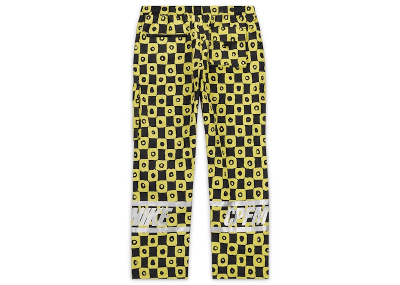 Nike x Cactus Plant Flea Market Waffle Pants (Asia Sizing) Yellow Black