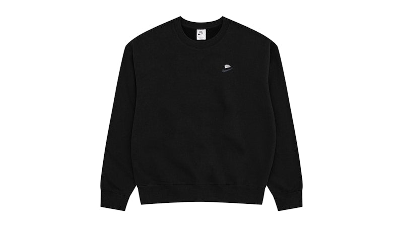 Nike x DSM Dover Street Market Fleece Crewneck Sweatshirt Black