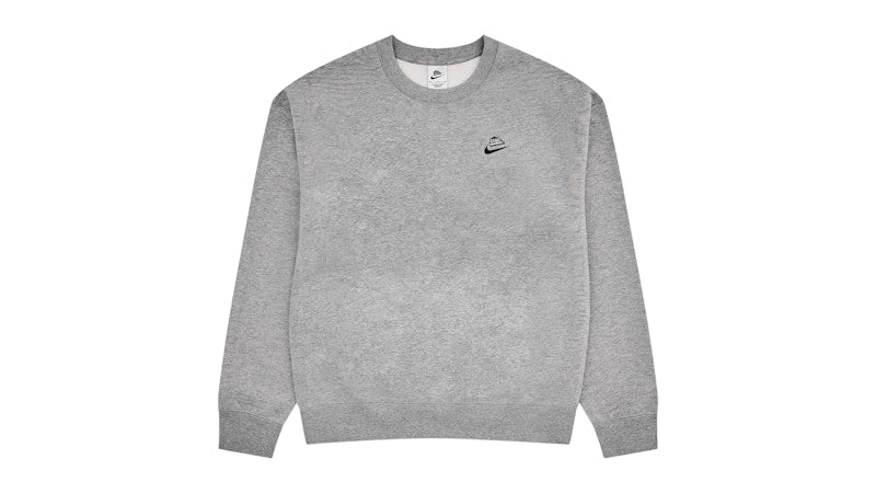 Nike x DSM Dover Street Market Fleece Crewneck Sweatshirt Dark Grey