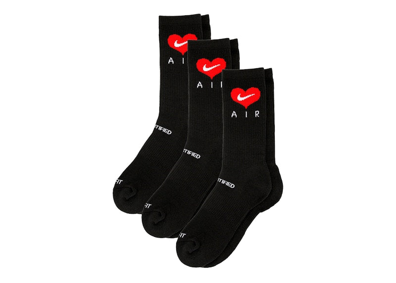 Nike x Drake Certified Lover Boy Socks (3 Pack) Black