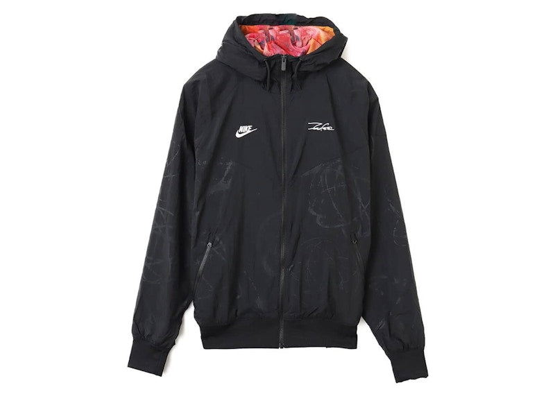 Nike x Futura Breaking Lined Windrunner Jacket (Asia Sizing) Black
