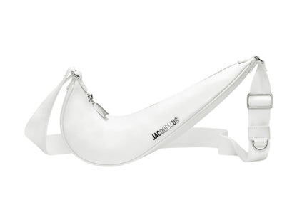 Nike x Jacquemus Le Swoosh Crossbody Bag White/White/Shiny Silver