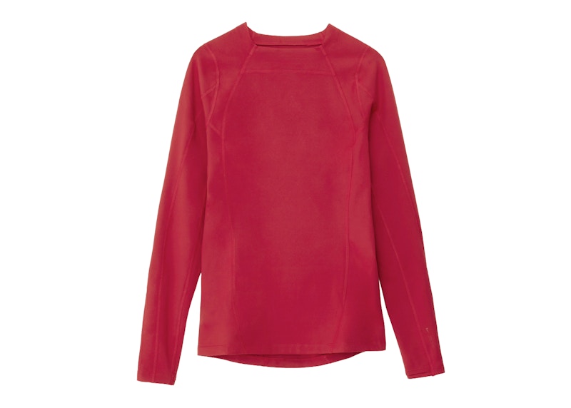 Nike x Jacquemus Men's Mock Neck Long-Sleeve Top Dark Red