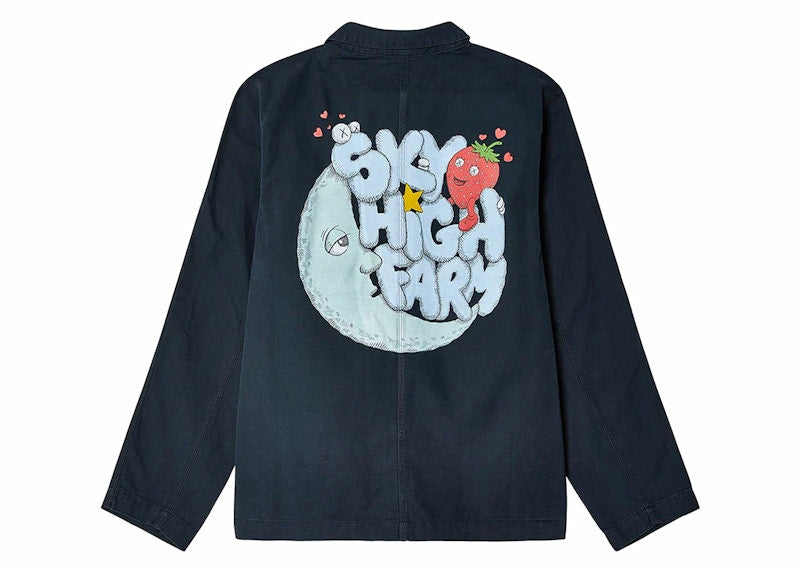 Nike x KAWS Sky High Farm Workwear Chore Coat Black