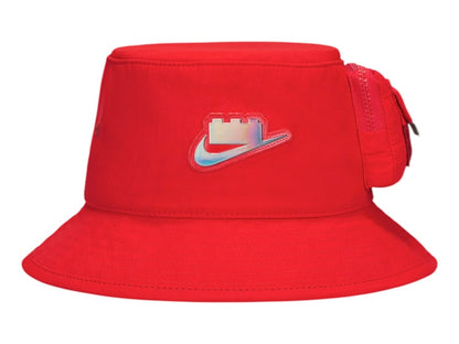 Nike x LEGO Big Kids Collection Apex Bucket Hat Rush Red/Dark Cayenne/Metallic Silver