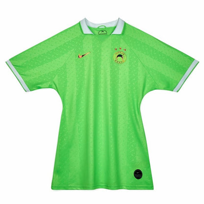 Nike x Marine Serre 2-in-1 Jersey Bodysuit Guava Ice/Green Strike/Black