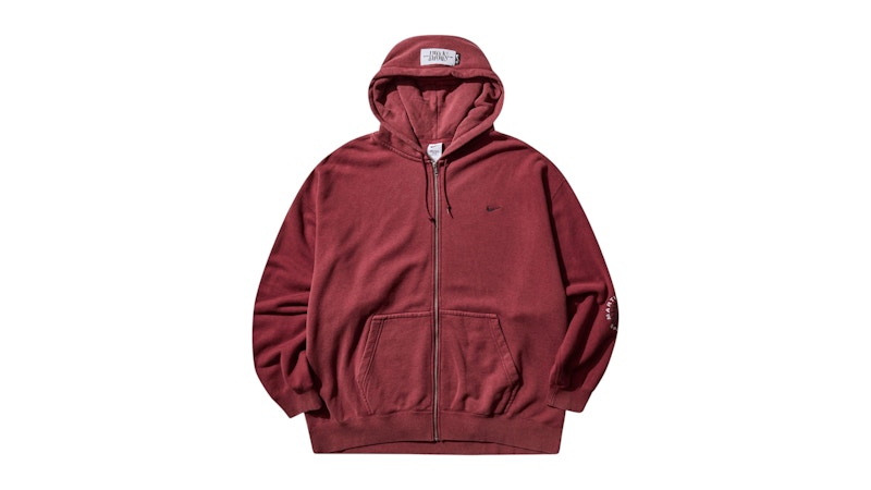 Nike x Martine Rose Full-Zip Hoodie Team Crimson Red