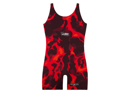 Nike x Megan Thee Stallion Women's 5" Bodysuit Black/Light Crimson