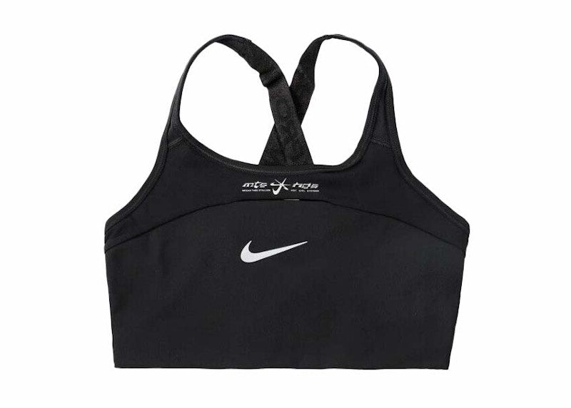 Nike x Megan Thee Stallion Women's Medium-Support Non-Padded Sports Bra Black