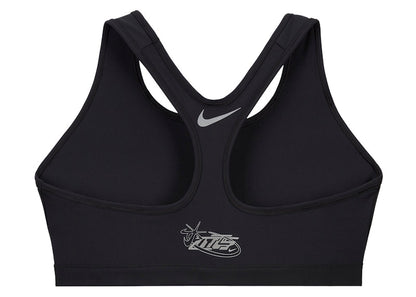 Nike x Megan Thee Stallion Women's Medium-Support Non-Padded Sports Bra (Plus Size) Black