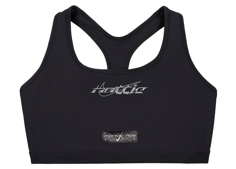 Nike x Megan Thee Stallion Women's Medium-Support Non-Padded Sports Bra (Plus Size) Black