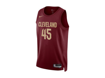 Nike x NBA Cleveland Cavaliers Donovan Mitchell Nike Wine Icon Edition Swingman Jersey Wine