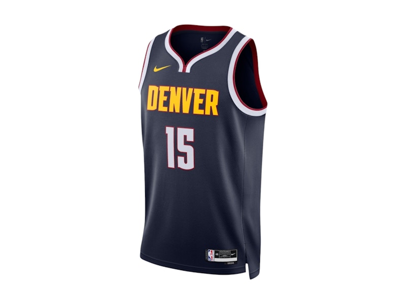 Nike x NBA Denver Nuggets Nikola Jokic Icon Edition Swingman Jersey Navy