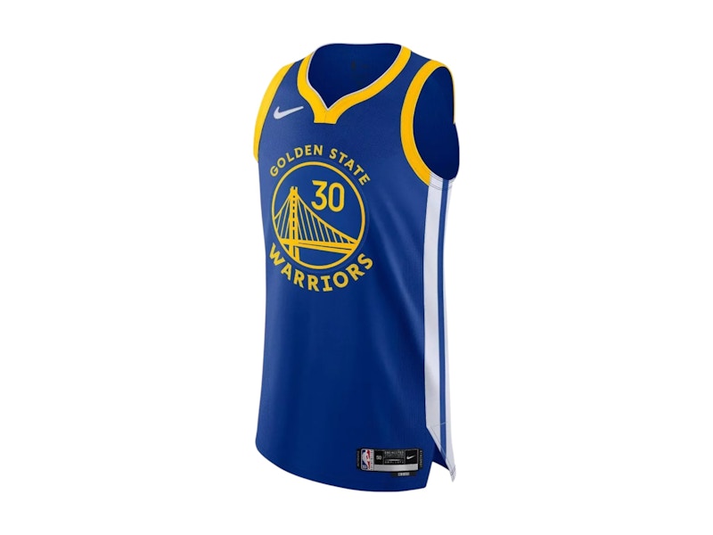 Nike x NBA Golden State Warriors Stephen Curry Dri Fit ADV 2020/21 Icon Edition Swingman Jersey Royal Blue