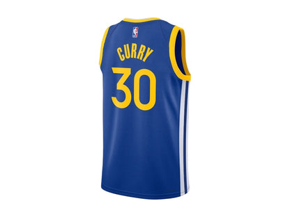 Nike x NBA Golden State Warriors Stephen Curry Icon Edition Nike Swingman Jersey Royal Blue