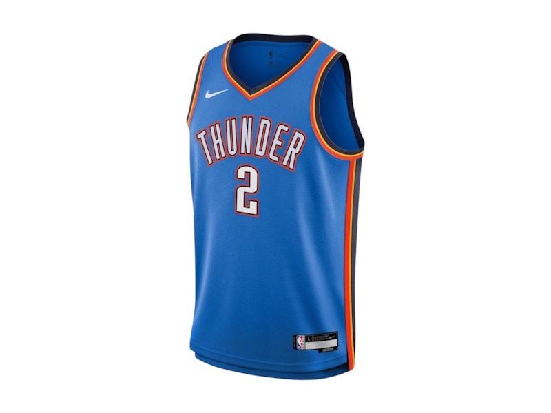 Nike x NBA Kids Oklahoma City Thunder Shai Gilgeous-Alexander Icon Edition Swingman Jersey Blue