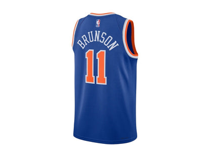 Nike x NBA New York Knicks Jalen Brunson Icon Edition Swingman Jersey Blue