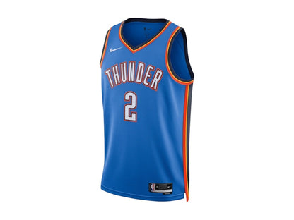 Nike x NBA Oklahoma City Thunder Shai Gilgeous-Alexander Icon Edition Swingman Jersey Blue