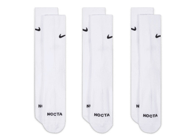 Nike x NOCTA Crew Pack of 3 Socks White