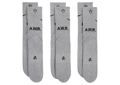 Nike x NOCTA Crew Socks (Set of 3) Grey