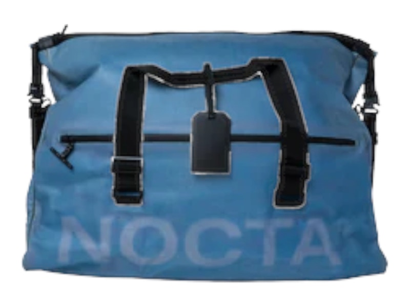 Nike x NOCTA Drake Transparent Leather Duffel Bag Blue