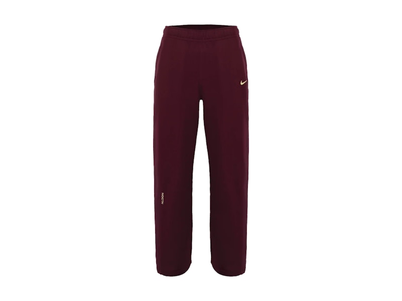 Nike x NOCTA Fleece CS Open Hem Sweatpant Dark Beetroot