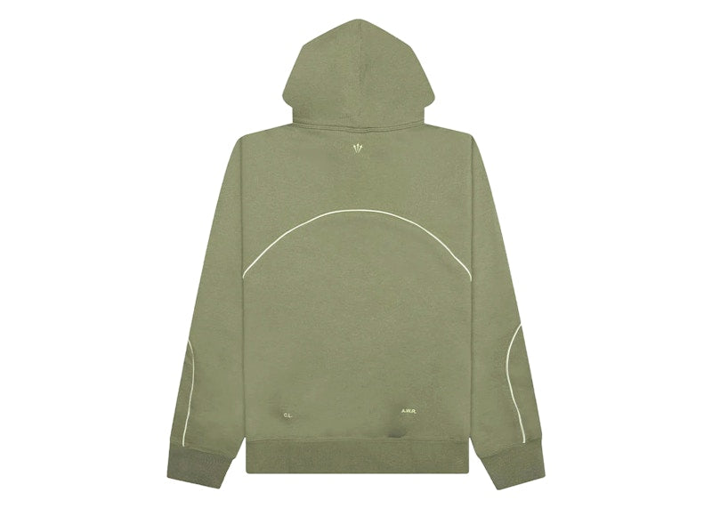 Nike x NOCTA NRG Fleece CS Hoodie (Asia Sizing) Oil Green/Light Liquid Lime