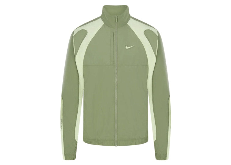 Nike x NOCTA Northstar Nylon Track Jacket Oil Green/Light Liquid Lime