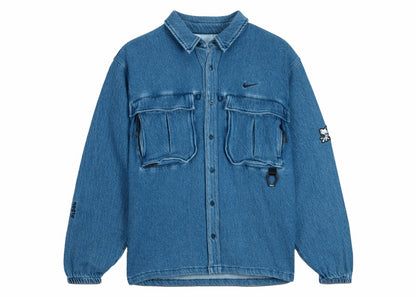 Nike x NOCTA Opal Lily Pad Denim Shirt Blue Denim
