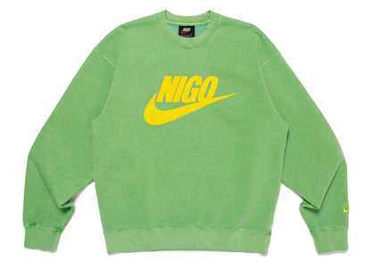 Nike x Nigo NRG Fleece Crew Sweatshirt Green