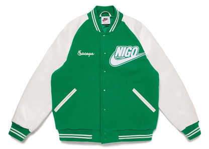 Nike x Nigo NRG Varsity Jacket Green