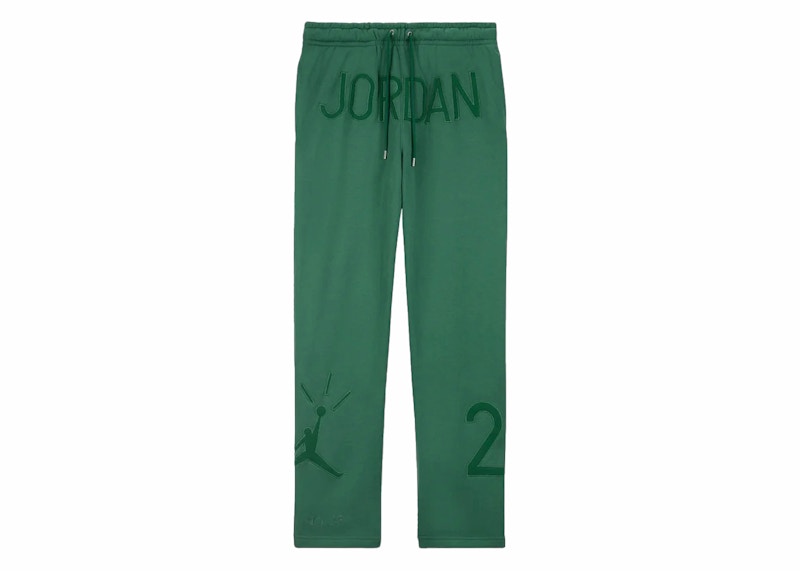 Jordan x Nina Chanel Abney Fleece Pants Green Stone