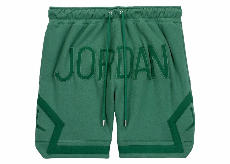 Jordan x Nina Chanel Abney Fleece Shorts Green Stone