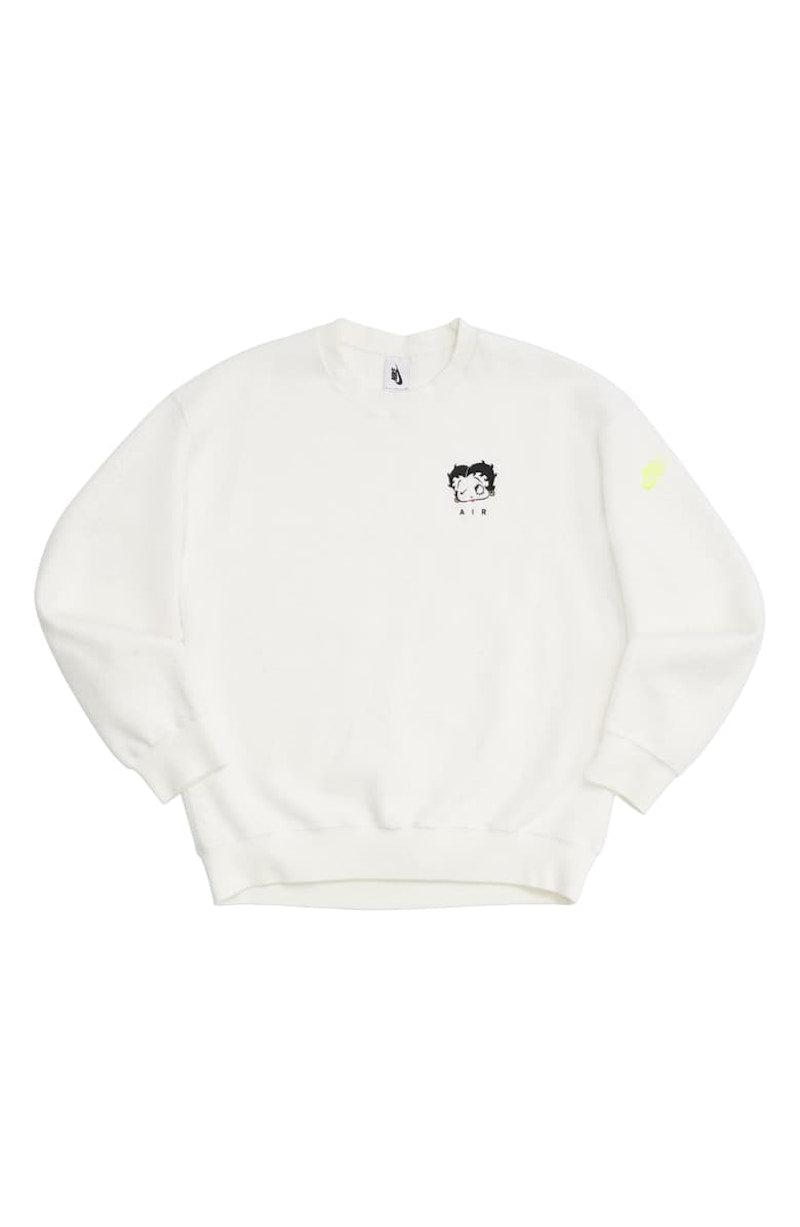Nike x Olivia Kim Betty Boop Fleece Crewneck Sweatshirt Sail